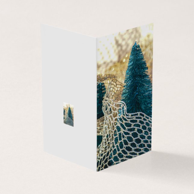 Christmas Jesus is born religious greeting card  (Outside)