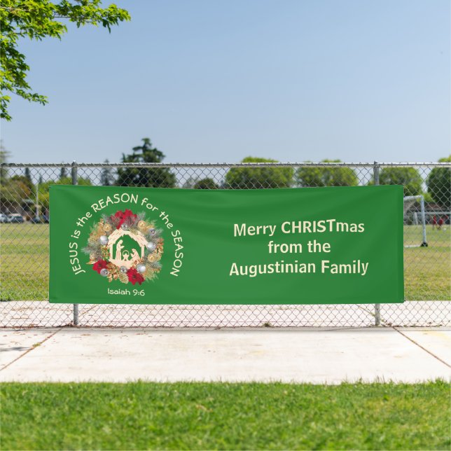Christmas JESUS IS THE REASON Banner (Insitu)