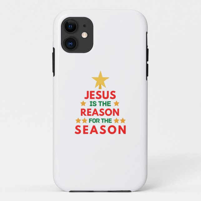 Christmas Jesus is the reason for the season  Case-Mate iPhone Case (Back)
