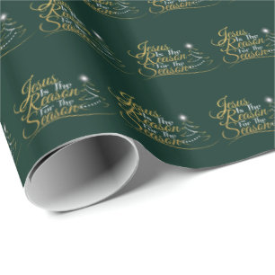 Christmas Jesus is the Reason for the Season Wrapping Paper