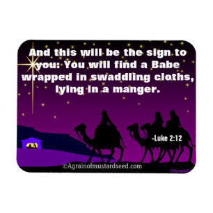 Christmas Jesus Magnet