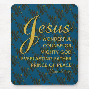 Christmas JESUS PRINCE OF PEACE Mouse Mat