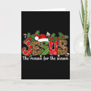 Christmas Jesus Reason Season Xmas Christian Men W Card