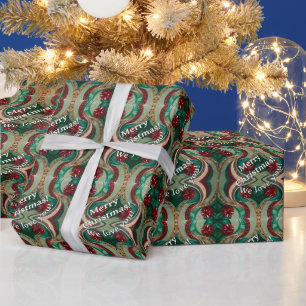 Christmas Jewel Tones  Wrapping Paper