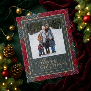 Christmas Jigsaw Puzzle Family Photo Gift