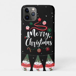 Christmas Jingle Bells Joyful Greetings Collection iPhone 11 Pro Case