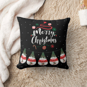 Christmas Jingle Bells Joyful Greetings Collection Cushion