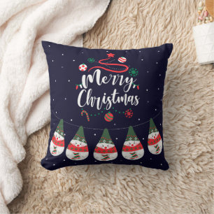Christmas Jingle Bells Joyful Greetings Collection Cushion