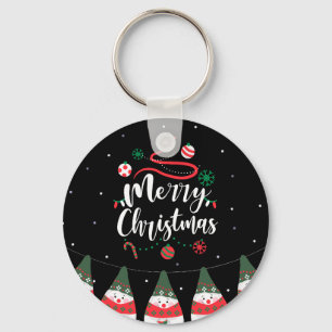 Christmas Jingle Bells Joyful Greetings Collection Key Ring