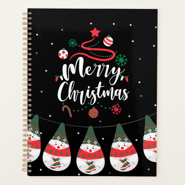 Christmas Jingle Bells Joyful Greetings Collection Planner (Front)