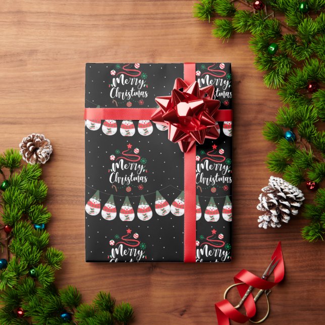 Christmas Jingle Bells Joyful Greetings Collection Wrapping Paper (Holiday Gift)