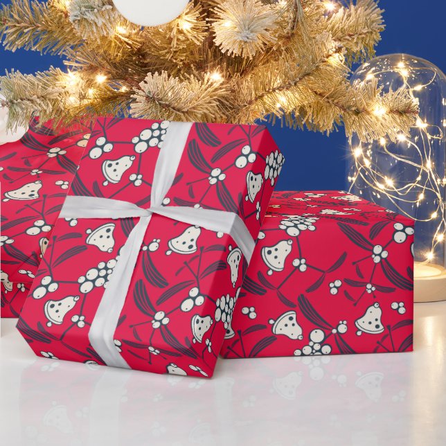 Christmas Jingle Bells Joyful Greetings Collection Wrapping Paper (Holidays)