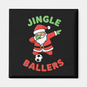 Christmas Jingle Llers Soccer Santa Dab Footll Magnet