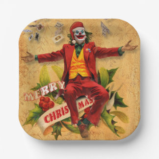 Christmas Joke Paper Plate