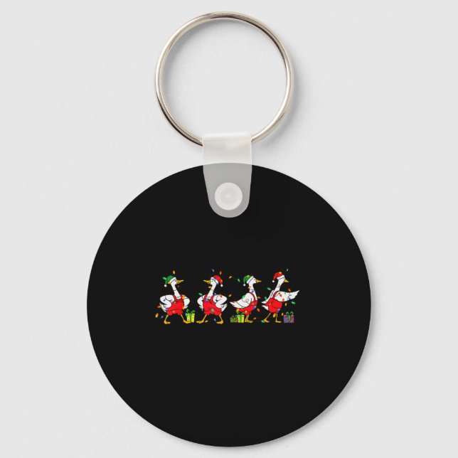 Christmas Jolly Goose That’s It I’m Not Going Funn Key Ring (Front)