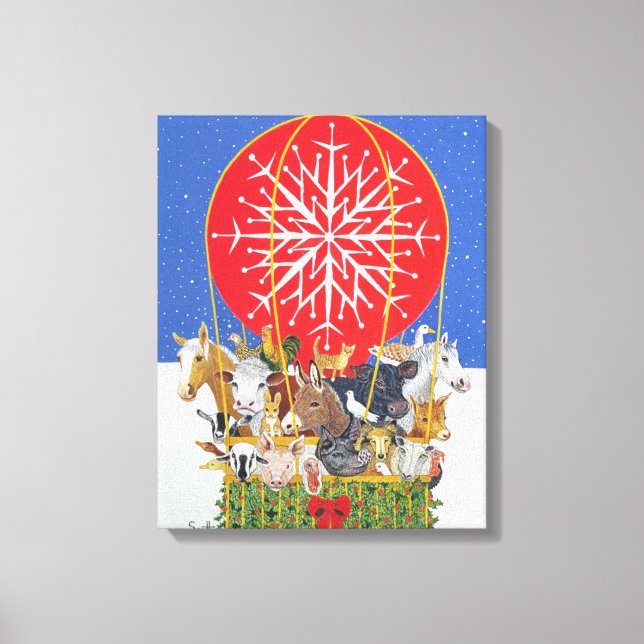 Christmas Journey Canvas Print (Front)