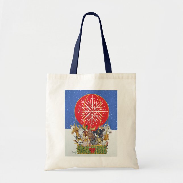 Christmas Journey Tote Bag (Front)