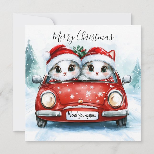 Christmas Journey with Furry Friends Card (Front)
