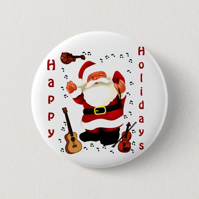 Christmas Joy_ 6 Cm Round Badge (Front)
