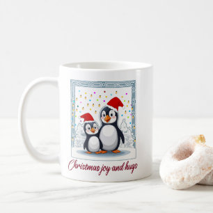 Christmas Joy and Hugs Coffee Mug