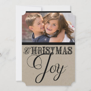 Christmas Joy Customised Photo Christmas Holiday