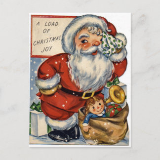 Christmas Joy Holiday Postcard