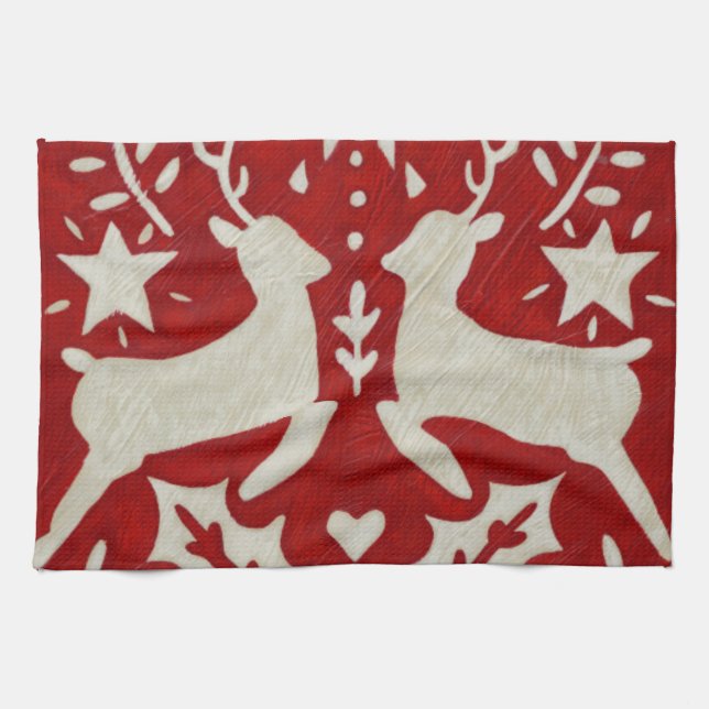 Christmas Joy I Tea Towel (Horizontal)