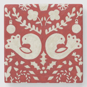 Christmas Joy II Stone Coaster