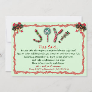 Christmas JOY Invitation