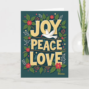 Christmas Joy Peace Love Card
