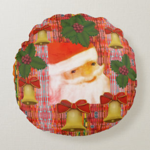 Christmas Joy Round Cushion
