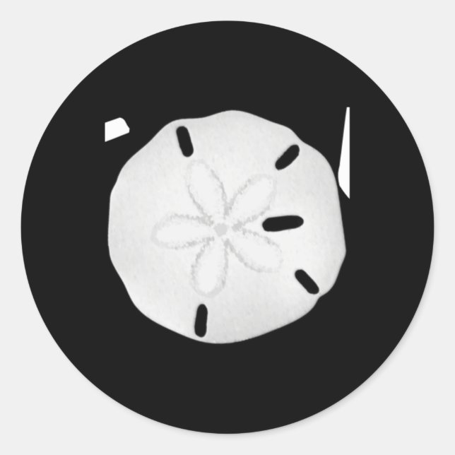 Christmas Joy Sand Dollar T Shirt  Classic Round Sticker (Front)