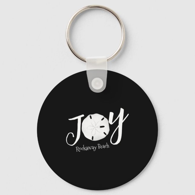 Christmas Joy Sand Dollar T Shirt  Key Ring (Front)