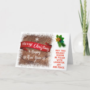 Christmas Joy Season Holiday Card