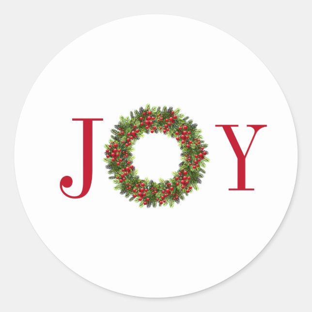 Christmas Joy Stickers (Front)