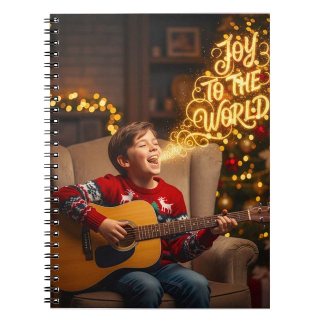 CHRISTMAS JOY THEME SINGING KIDS NOTEBOOK (Front)