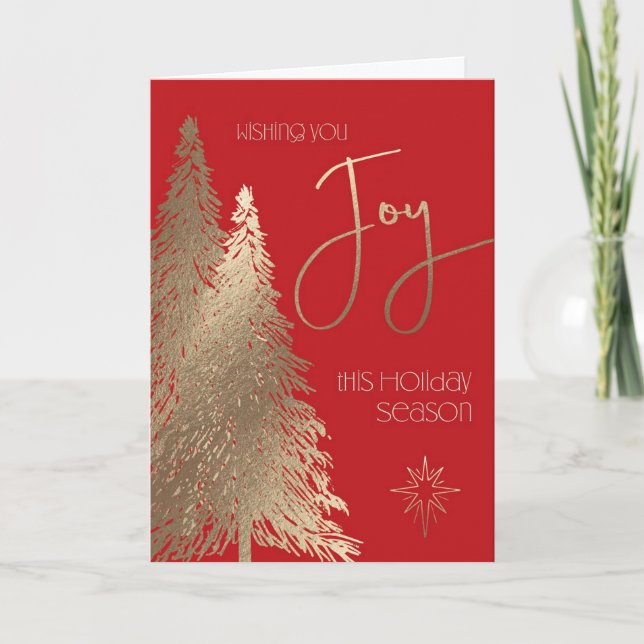 Christmas Joy this Holiday Season Card (Front)