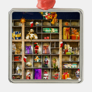 christmas joy time metal tree decoration