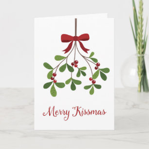 Christmas Joy To The World Watercolor Typography Card