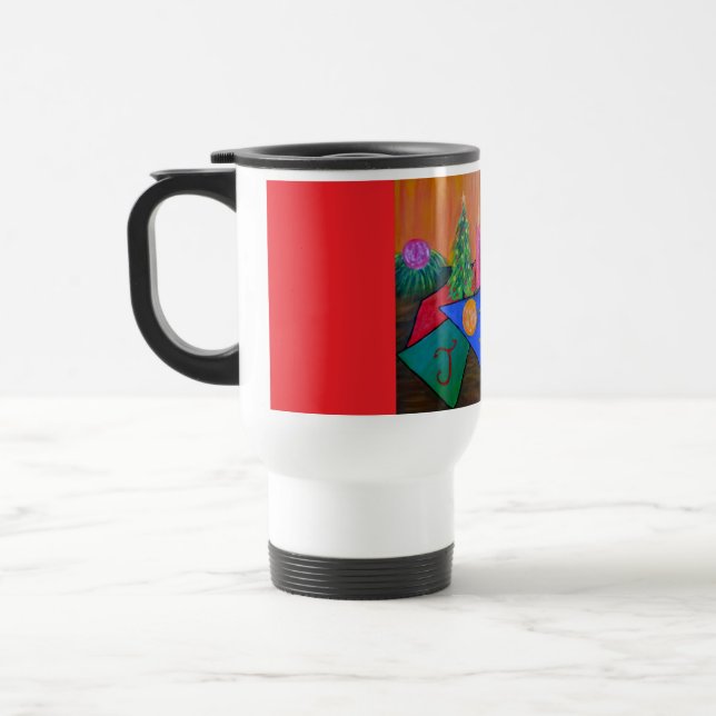 Christmas Joy Travel Mug (Left)