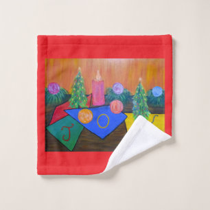 Christmas Joy Wash Cloth