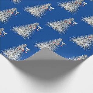 Christmas Joy with white dove Wrapping Paper