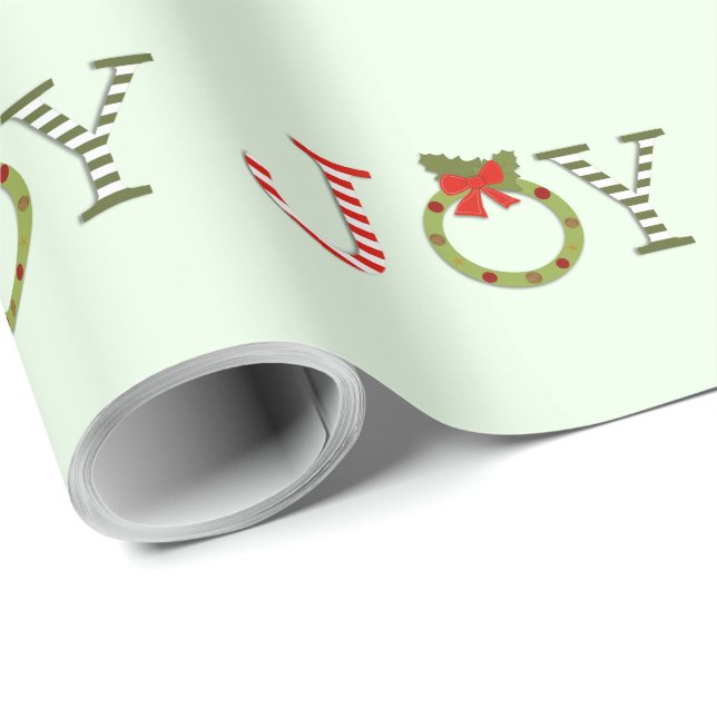 Christmas joy wrapping paper (Roll Corner)