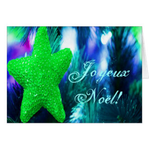 Christmas Joyeux Noel Green Christmas Star III