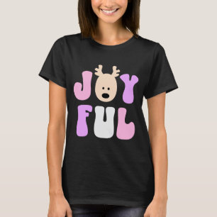 Christmas Joyful Colorful Festive Kids T Shirt 
