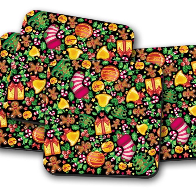 Christmas Jubliee | Christmas Cork Coaster Set (Creator Uploaded)