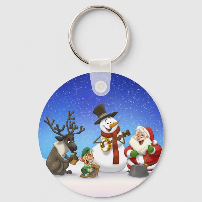 Christmas Jug Band Keychain (Front)