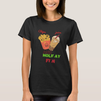 Christmas Juice and Chips  T-Shirt