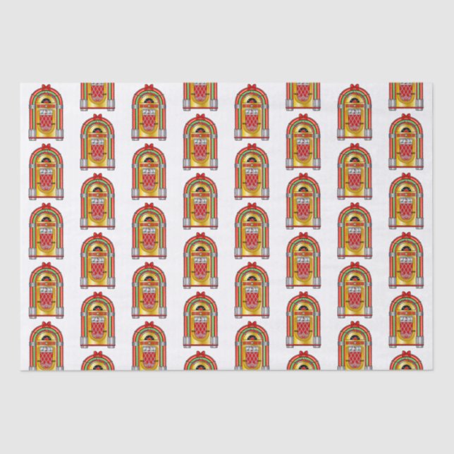 Christmas Jukebox Tissue Paper (Front)