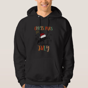 Christmas July Cruise Santa Claus Hat Beach Hoodie